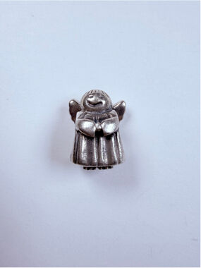 Pandora Angel Of Hope 925 Sterling Silver ALE Christmas Retired Charm Bead